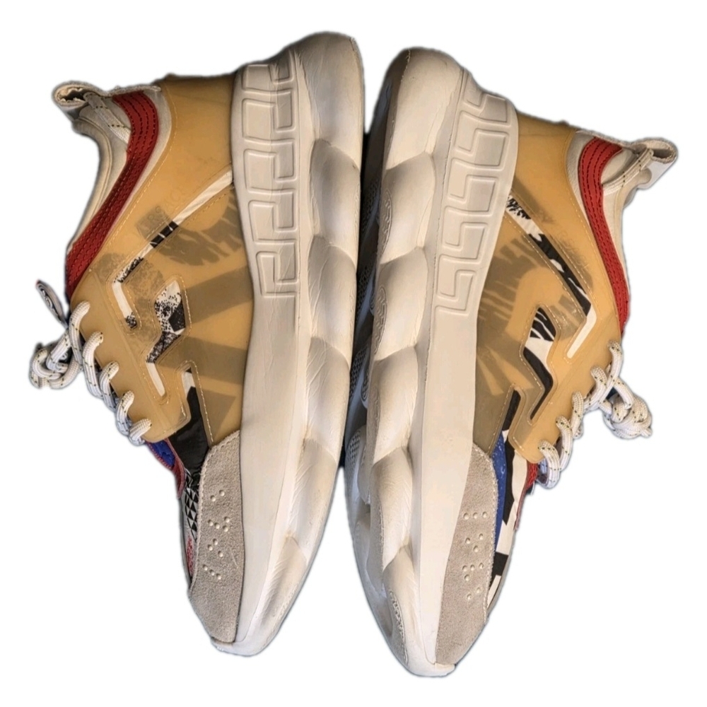 Versace Chain Reaction “Clash” Mixed Color Trainers EU 43 Men's US Size 10 - Picture 7 of 15